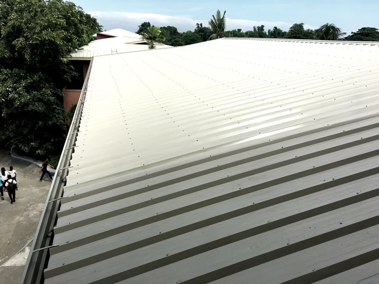 High-performance single-ply membrane roofing system installed on a commercial building by S&G Industrial Roofing Ltd., providing waterproofing and energy efficiency.